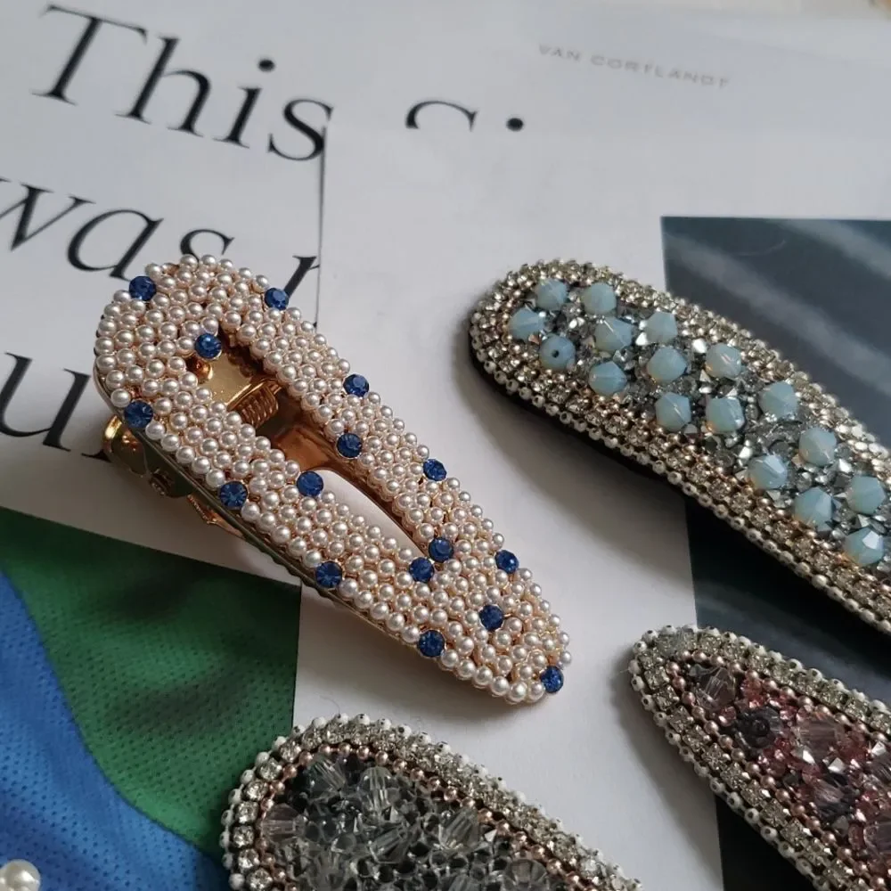 mix of 10 hair barrette accessories